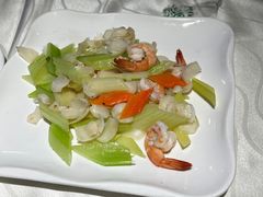 西芹百合炒虾仁-迈姨·潮州菜(麓湖公园店)