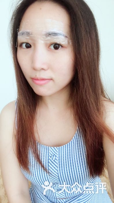 水袖韩式半永久纹眉敷麻药图片 - 第17张