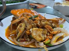 姜葱炒蟹-四川小胡子海鲜(丁村万人海鲜广场店)