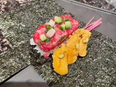 海胆生牛肉手卷-老乾杯和牛烧肉(王府中环店)