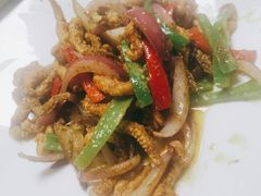 酱爆鱿鱼须-马虎风味菜馆(王府园小区店)
