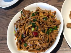 三层肉炒建瓯笋芽-四道菜·福建菜馆(新街口金鹰店)