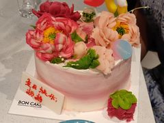 豆沙裱花蛋糕-BON CAKE(华贸购物中心店)