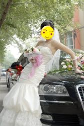 喜喜家买的婚纱，小鱼尾-喜喜婚纱HAPPINESS STUDIO奢定馆(海淀体验馆)