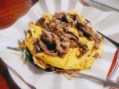 滑蛋牛肉干炒河-有章牛杂(石厦店)