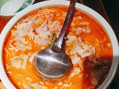 酸汤时蔬肥牛-绿茶餐厅(蓝色港湾店)