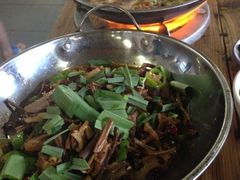 腊肉茶树菇-张关合渣(航空大道店)