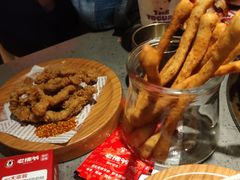 椒麻小酥肉-老佛爷铜炉蛙锅(东门老街店)