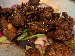 蒜香蜜汁排骨-绿茶餐厅(成都大悦城店)