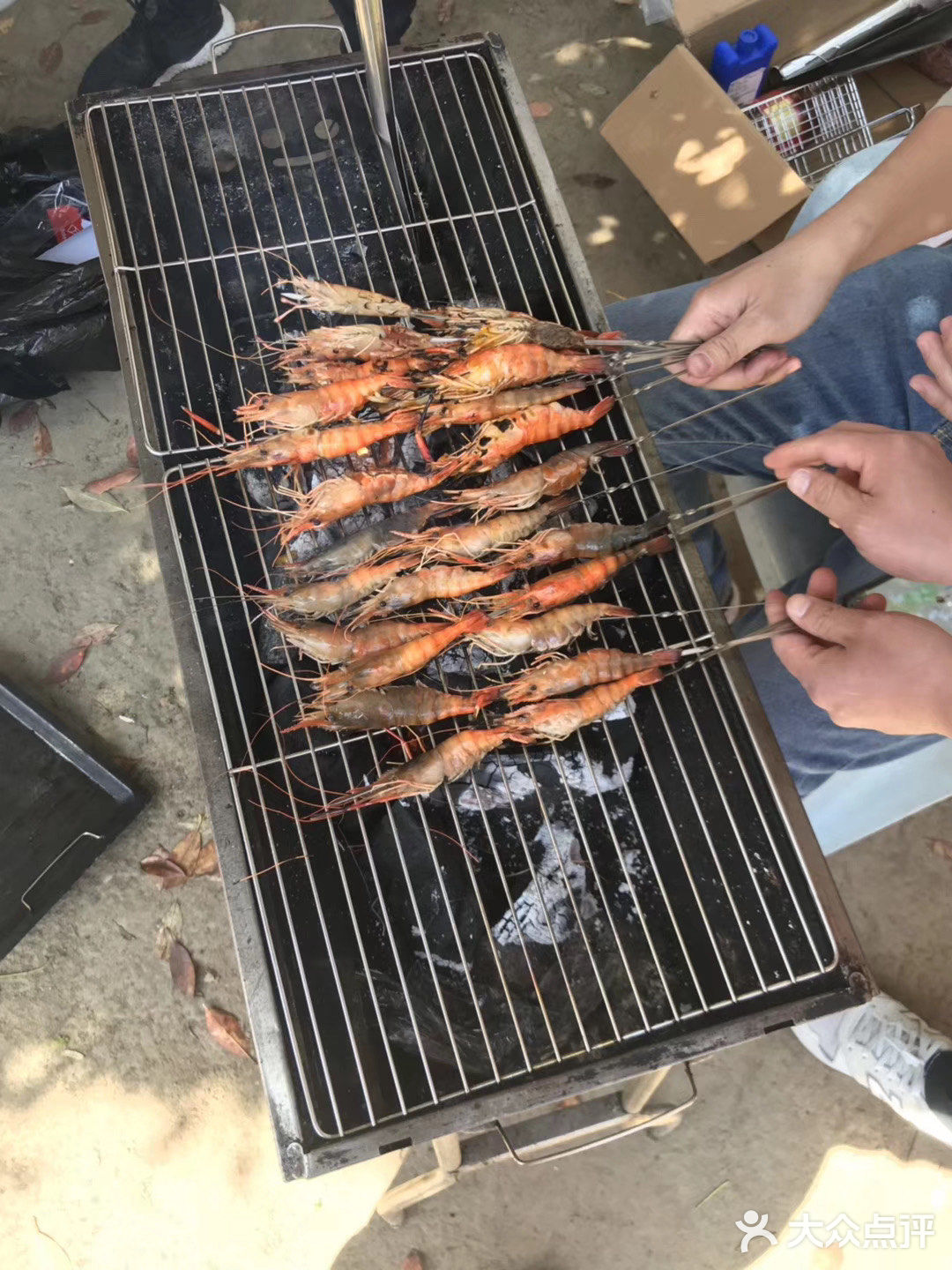 難得的野炊燒烤