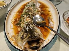 干蒸咸草鱼-安徽大厦中餐厅