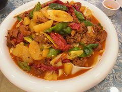 新疆大盘鸡-巴扎美食·新疆菜·西域歌舞表演餐厅(新疆大厦店)