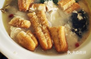 Three Fresh Fish Head with Fried Dough Sticks