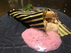 蘑菇鸡蛋饼配奶油蘑菇及鳕鱼-AZUL by FUEL蓝色·法式酒馆(琶醍店)