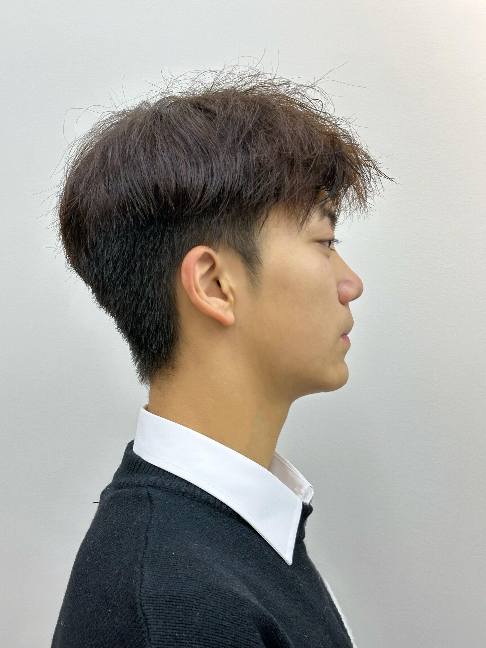 王嘉尔同款二八侧分