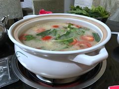 清汤豆米火锅-黔府豆米火锅野菜馆(南马店)