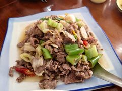 木瓜炒牛肉-福海饭店