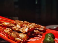 外脆里嫩烤芒鱼腩-老表记广西宵夜螺蛳鸭脚煲(西大店)