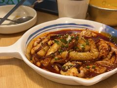 泡菜炒鱿鱼-쌍화점 霜花店·朝鲜族料理(徐家汇店)