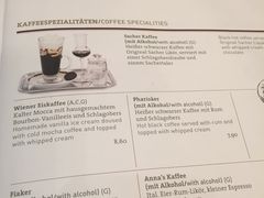 菜单-Cafe Sacher(WIEN)