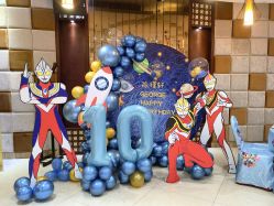 -团子宝宝宴派对百日宴生日布置策划·求婚策划·气球布置别墅民宿