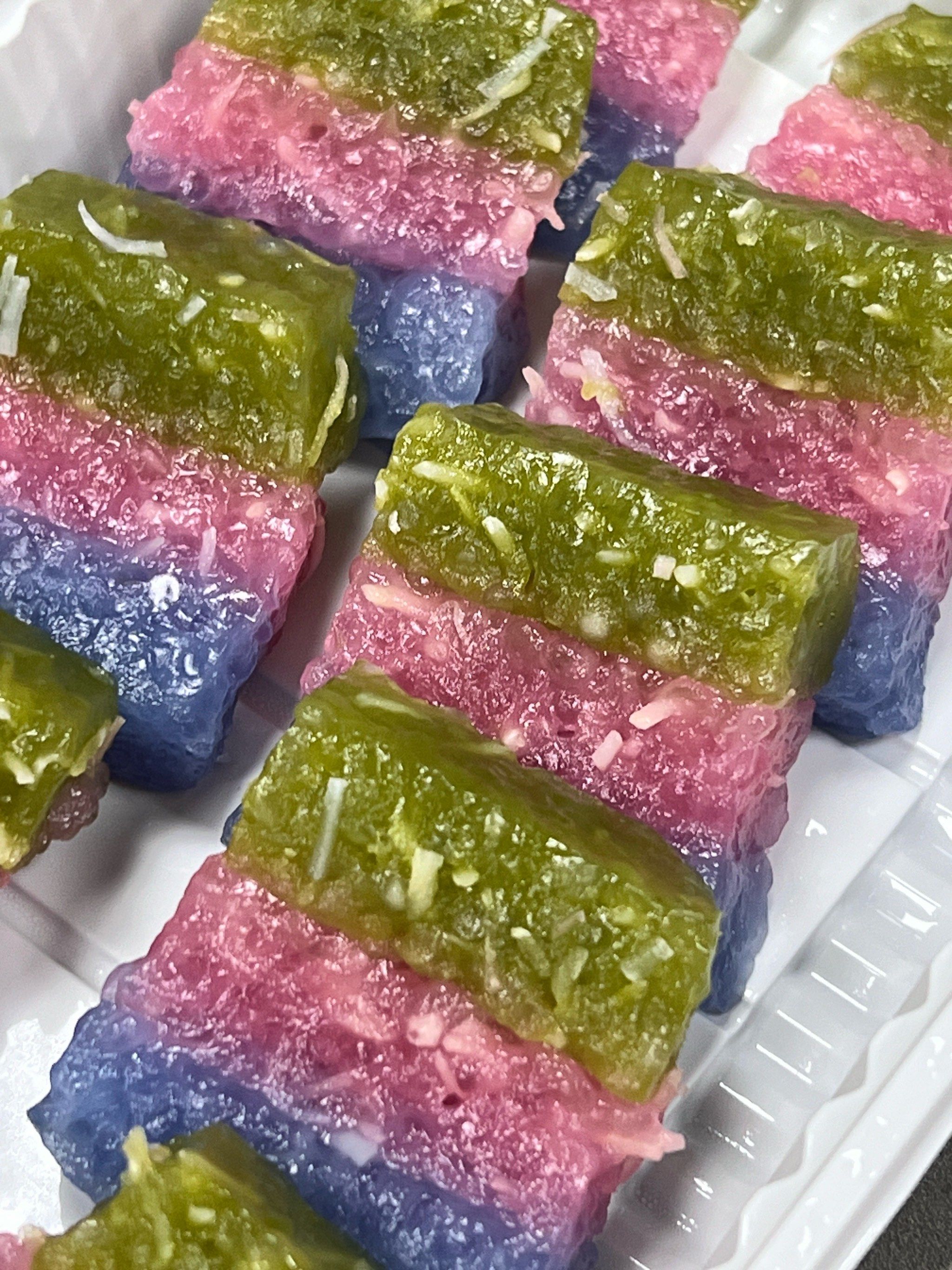 翠竹,水库美食,印尼娘惹糕