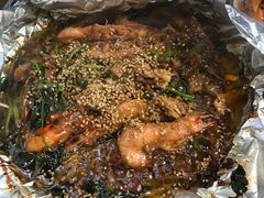锡纸海鲜包-味之朝·烤盘牛肉·松兰拌饭