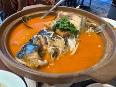 大鱼头煲-杭州雅谷泉山庄酒店-餐厅