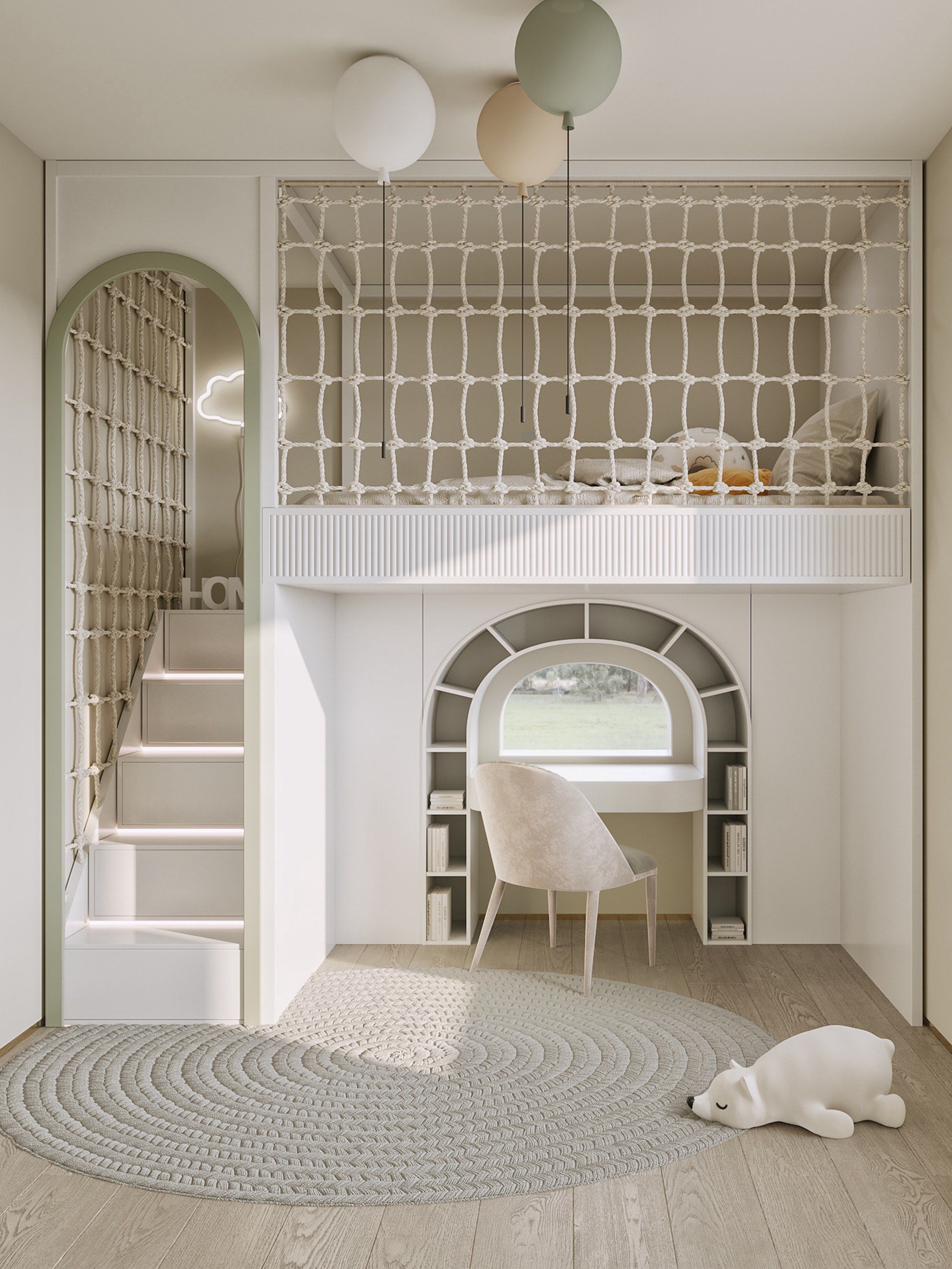 家里有娃这样设计 | 高低床才是儿童房的神