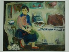 宋贤珍·油画《邻家媳妇》-上海油画雕塑院