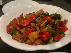 老干妈炒猪脚皮-湘肠香火锅店(团结湖店)