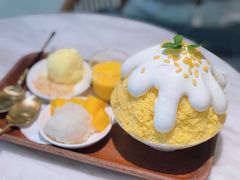 芒果肉加白糯米-丹礼糖甜品