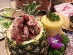 菠萝牛肋条-闻老头·菊花炭烤肉(D11店)