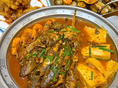-东来菜馆•手抓海鲜家常菜•海鲜锅贴(鸽子窝店)