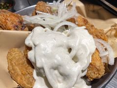 炸鸡翅一半一半-富乐满韩国正宗炸鸡韩国料理(虹泉路店)