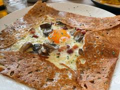 鸡蛋蘑菇熏肉荞麦可丽饼-RAC BAR(安福路店)