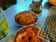 护心肉，猪排-釜山火炉·海鲜烤肉(紫藤路店)