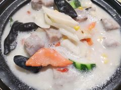 椰汁香芋南瓜杂锦煲-佛有缘·32年老字号(广州首店)