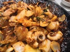 铁板八爪鱼五花肉-名家韩国料理·烤肉(瑶海店)