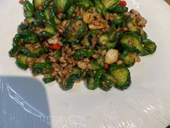 黄瓜皮炒肉末-观海轩餐厅(一线海景店)