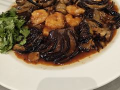 虾仁菊花茄子-燕春楼(海河华鼎店)