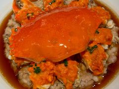 玫瑰油醋汁和乐蟹手打肉饼-广州文华东方酒店·江-由辉师傅主理