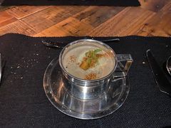 卡布奇诺蘑菇汤配牛肝菌-AZUL by FUEL蓝色·法式酒馆(琶醍店)