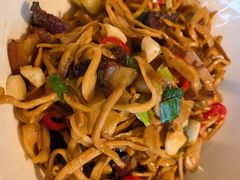 糯米笋炒腊肉-侯家庄私房菜馆观景餐厅