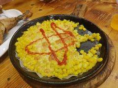 料理烤芝士玉米粒-老东镇啤酒屋海鲜加工·蒸汽海鲜·海鲜烧烤(台东店)