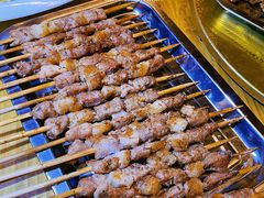 烤羊肉串-途肴·老农饭庄(百里峡店)