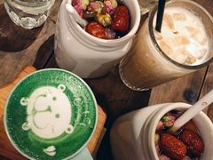 小熊抹茶拿铁-懒鱼时光馆(沙坪坝店)