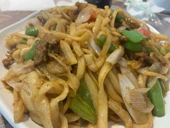 五花肉炒刀削面-韩师傅老大同刀削面(北苑路店)