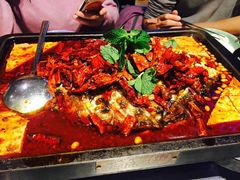 -探鱼·鲜青椒爽麻烤鱼(西南商都店)