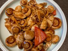 春笋烧口蘑-北平盛世·新京菜·北京烤鸭(劲松·双井店)